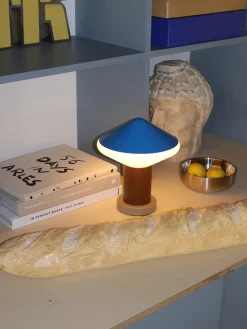 LEO Objects Whipped Portable Table Lamp, luminous orange fra><noscript><img width=