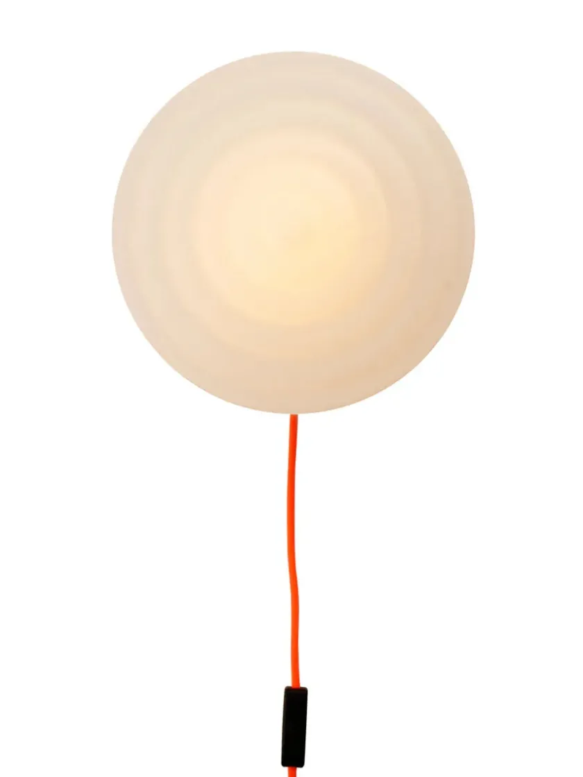 LEO Objects Whipped Wall Lamp, luminous orange fra> Væglamper|Spots