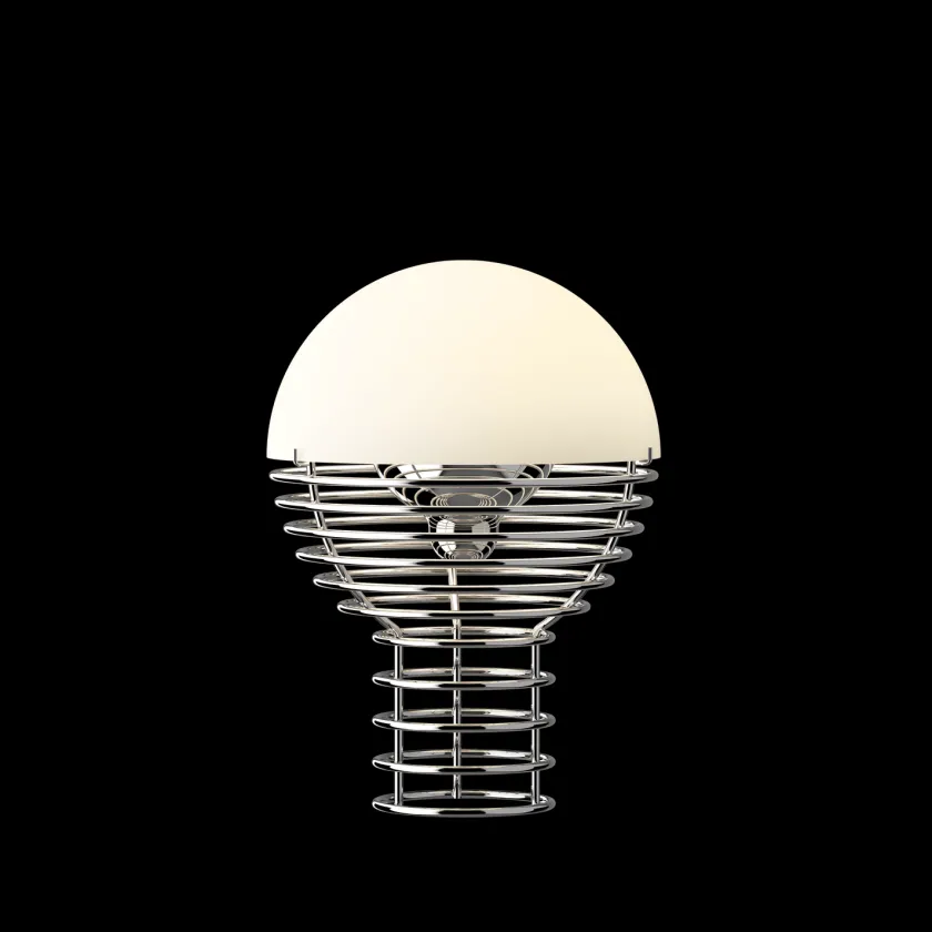 Verpan Wire portable bordlampe, Ø18 af Verner Panton> Portable Lamper|Spots