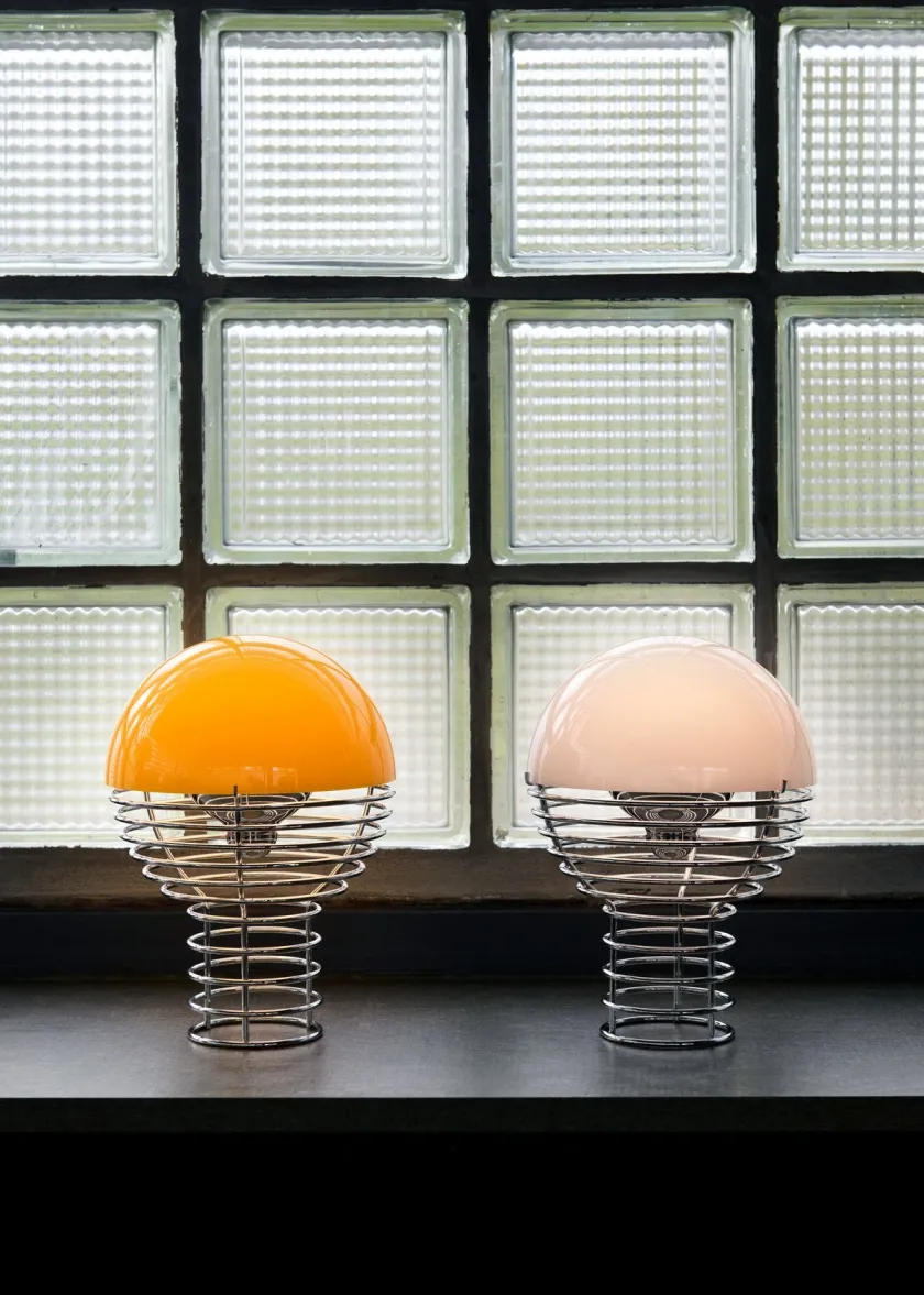 Verpan Wire portable bordlampe, Ø18 af Verner Panton> Portable Lamper|Spots