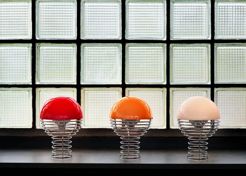 Verpan Wire portable bordlampe, Ø18 af Verner Panton> Portable Lamper|Spots