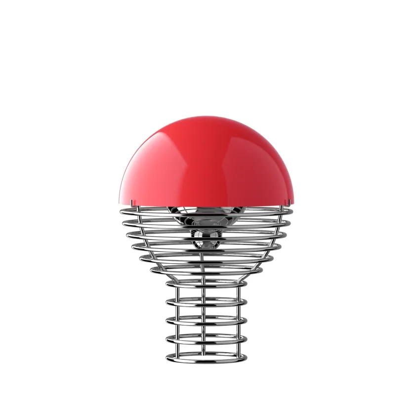 Verpan Wire portable bordlampe, Ø18 af Verner Panton> Portable Lamper|Spots