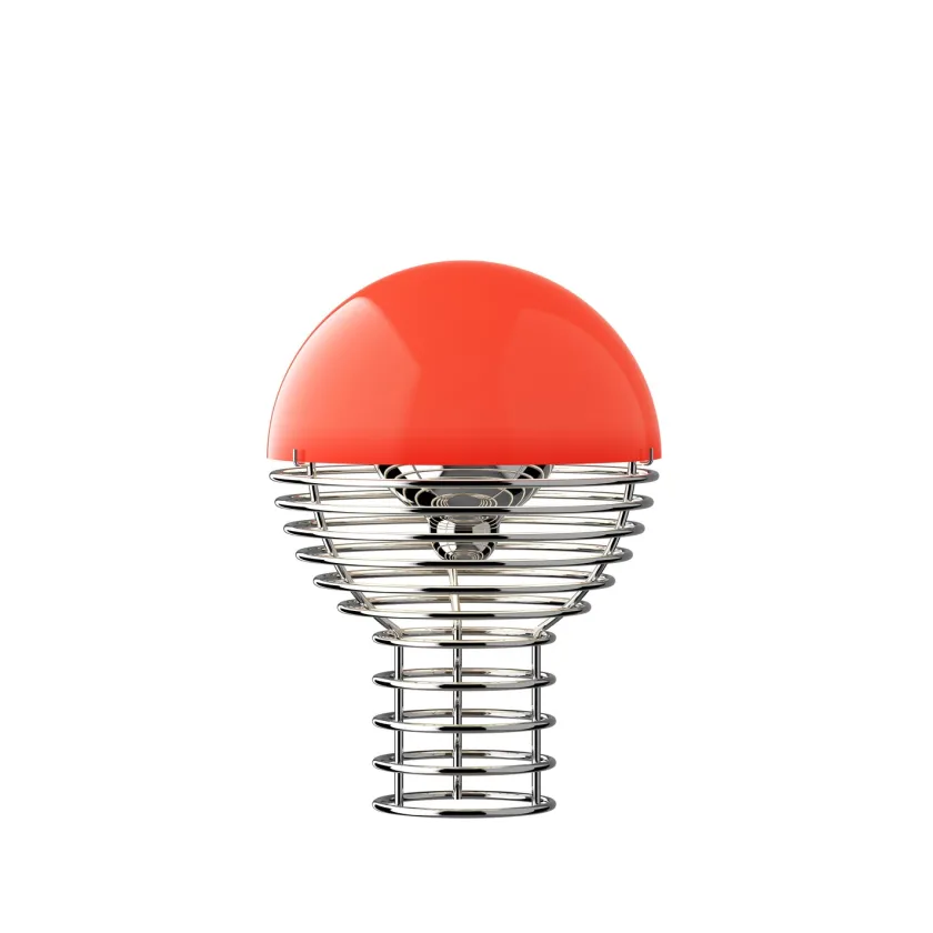 Verpan Wire portable bordlampe, Ø18 af Verner Panton> Portable Lamper|Spots