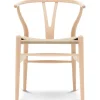 Carl Hansen & Søn Y-stol CH24, Bøg sæbe af Hans J. Wegner> Spisebordsstole