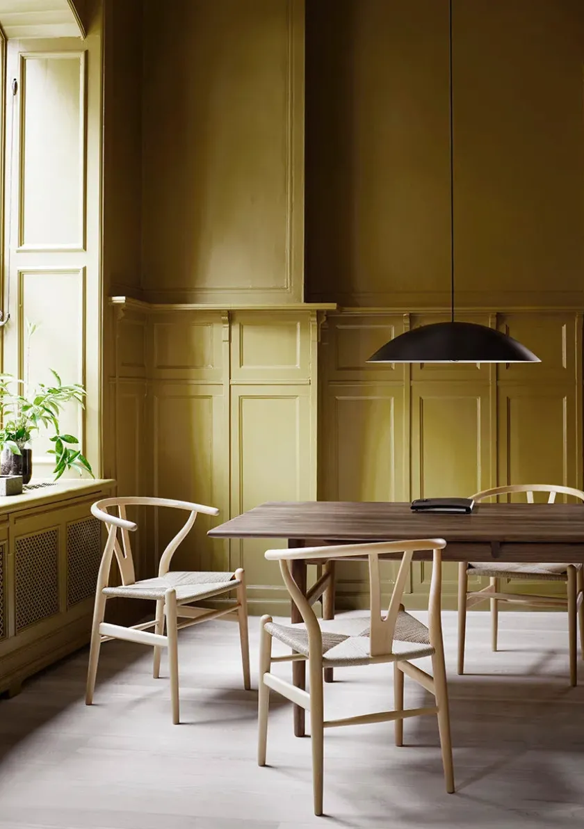Carl Hansen & Søn Y-stol CH24, Bøg sæbe af Hans J. Wegner> Spisebordsstole