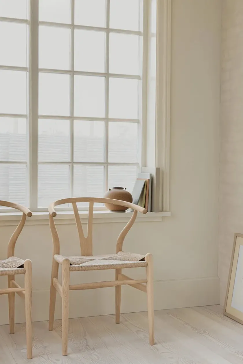 Carl Hansen & Søn Y-stol CH24, Eg hvidolie af Hans J. Wegner> Spisebordsstole