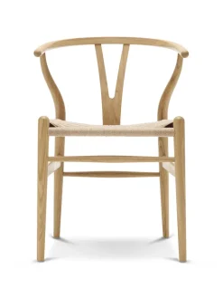 Carl Hansen & Søn Y-stol CH24, Eg lak af Hans J. Wegner> Spisebordsstole