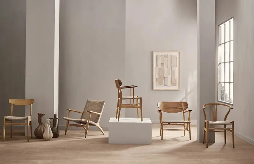 Carl Hansen & Søn Y-stol CH24, eg olie af Hans J. Wegner> Spisebordsstole