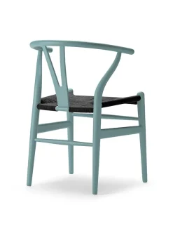 Carl Hansen & Søn Y-stol CH24 Soft Anthracite Grey med sort flet af Hans J. Wegner><noscript><img width=