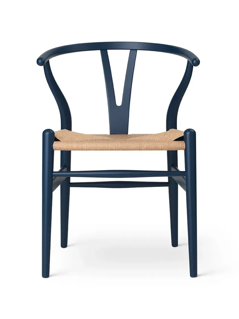 Carl Hansen & Søn Y-stol CH24 Soft Black af Hans J. Wegner> Spisebordsstole