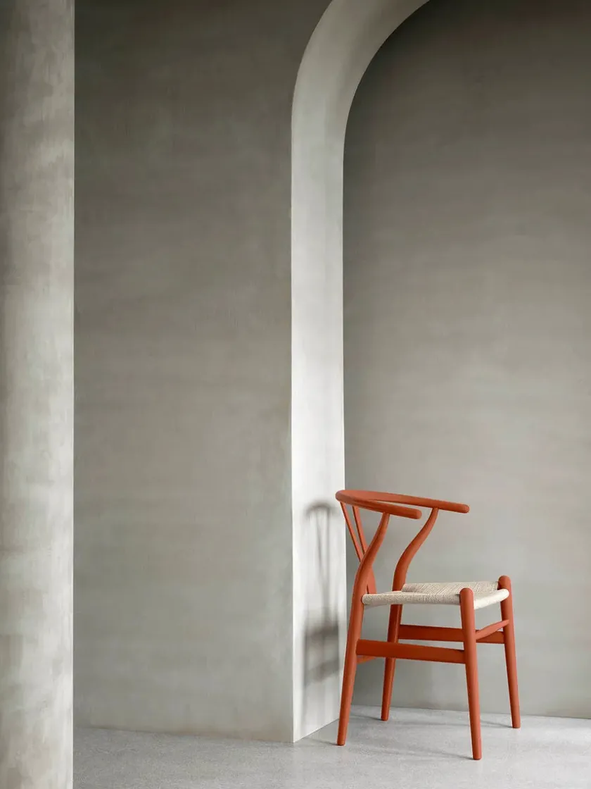 Carl Hansen & Søn Y-stol CH24 Soft Black af Hans J. Wegner> Spisebordsstole