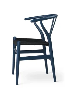 Carl Hansen & Søn Y-stol CH24 Soft Clay med sort flet af Hans J. Wegner><noscript><img width=