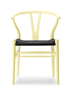 Carl Hansen & Søn Y-stol CH24 Soft Clay med sort flet af Hans J. Wegner><noscript><img width=