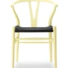Carl Hansen & Søn Y-stol CH24 Soft Hollyhock med sort flet af Hans J. Wegner> Spisebordsstole