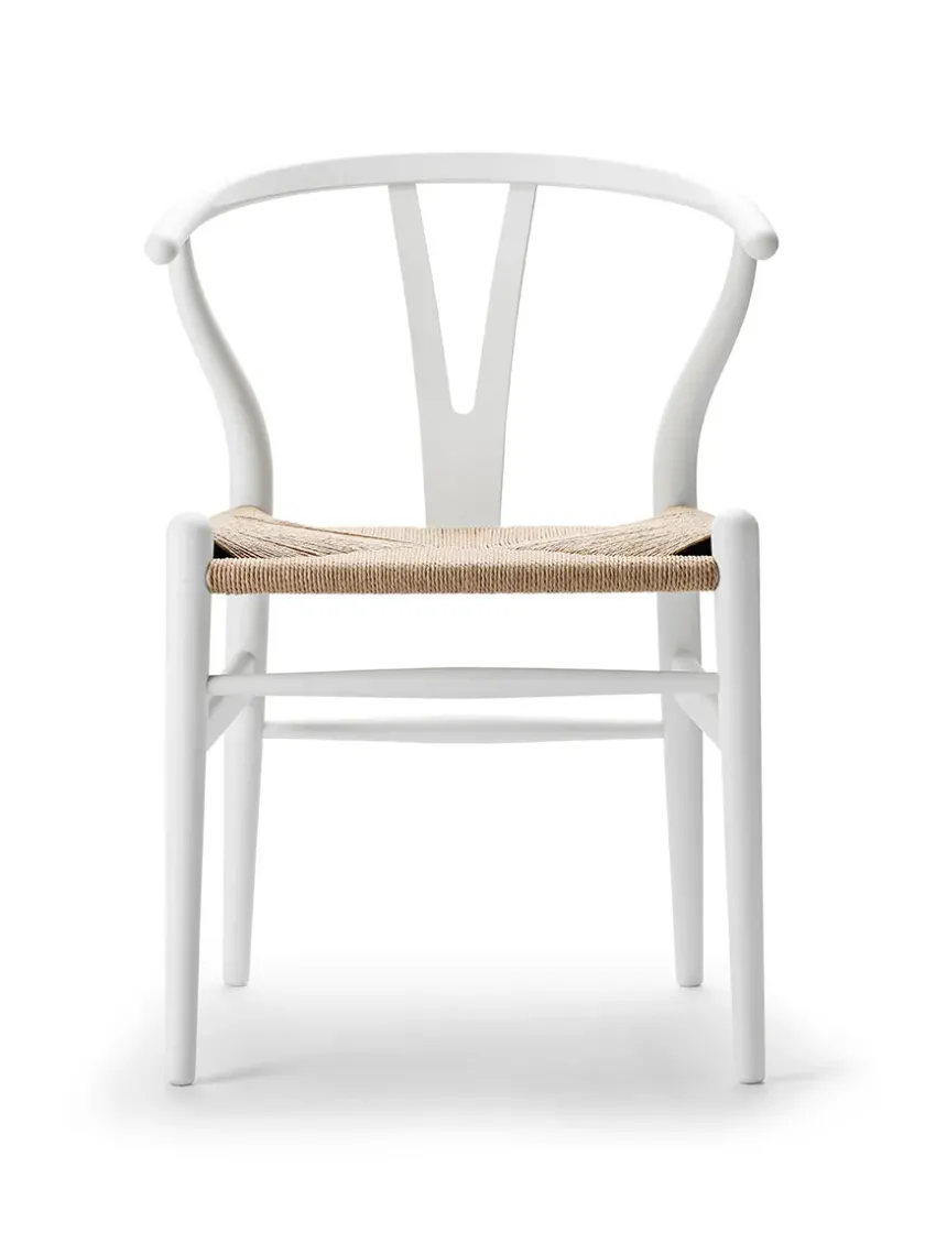 Carl Hansen & Søn Y-stol CH24 Soft Natural White af Hans J. Wegner> Spisebordsstole