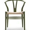 Carl Hansen & Søn Y-stol CH24 Soft Olive Green af Hans J. Wegner> Spisebordsstole