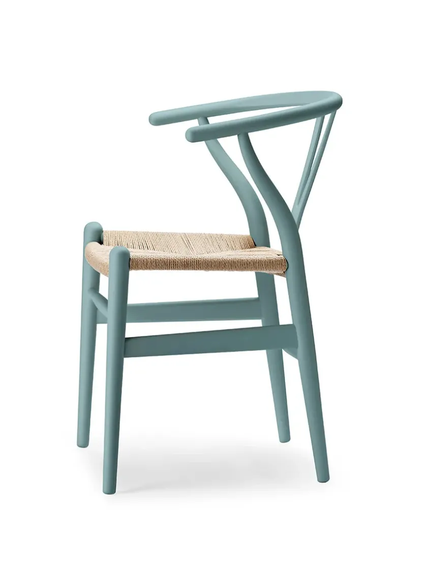 Carl Hansen & Søn Y-stol CH24 Soft Olive Green af Hans J. Wegner> Spisebordsstole