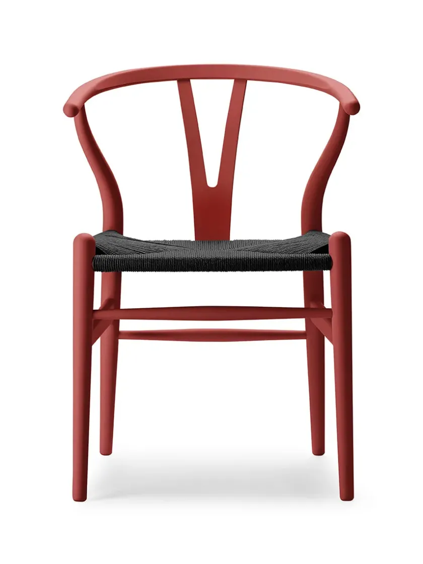 Carl Hansen & Søn Y-stol CH24 Soft Seaweed med sort flet af Hans J. Wegner> Spisebordsstole