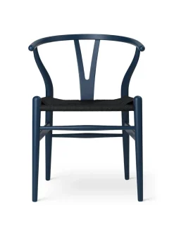 Carl Hansen & Søn Y-stol CH24 Soft Terracotta med sort flet af Hans J. Wegner><noscript><img width=