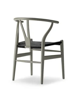 Carl Hansen & Søn Y-stol CH24 Soft Terracotta med sort flet af Hans J. Wegner><noscript><img width=