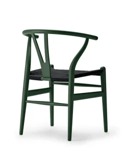 Carl Hansen & Søn Y-stol CH24 Soft Terracotta med sort flet af Hans J. Wegner><noscript><img width=
