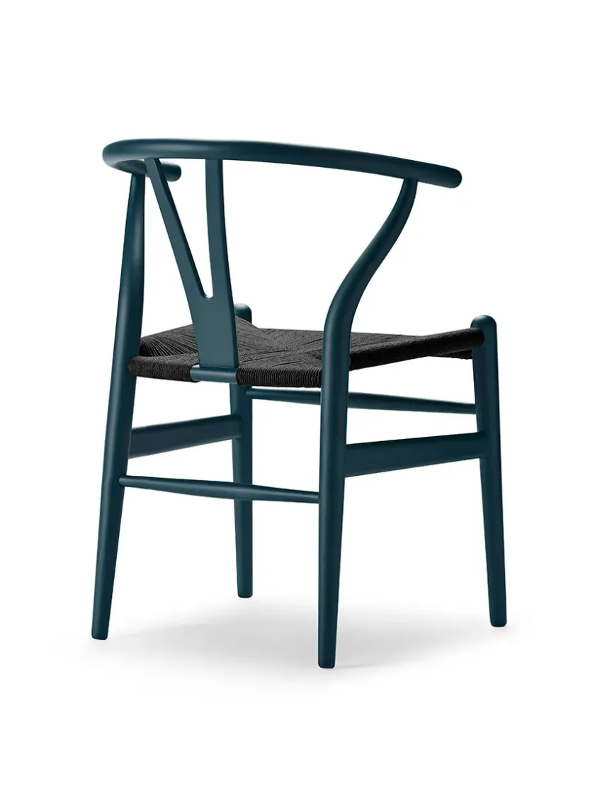 Carl Hansen & Søn Y-stol CH24 Soft Terracotta med sort flet af Hans J. Wegner> Spisebordsstole