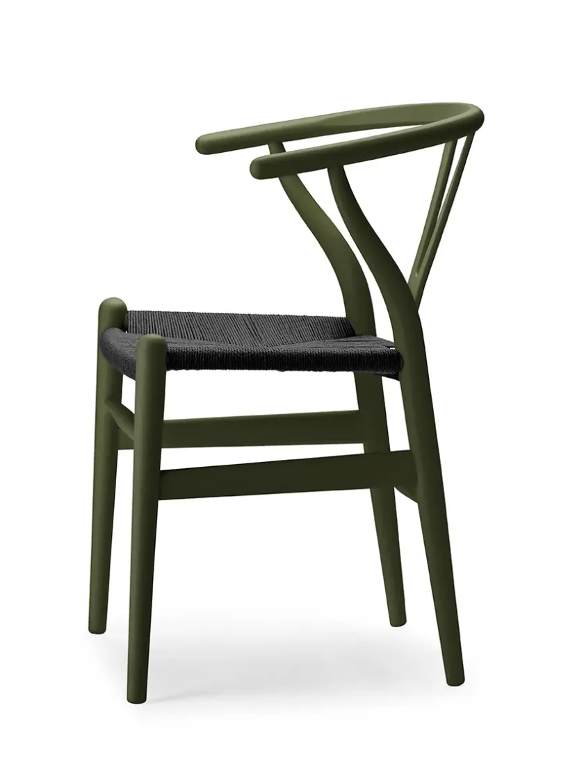 Carl Hansen & Søn Y-stol CH24 Soft Terracotta med sort flet af Hans J. Wegner> Spisebordsstole