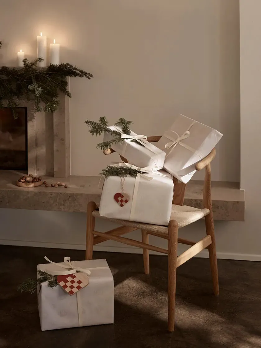 Carl Hansen & Søn Y-stol CH24, sort eg af Hans J. Wegner> Spisebordsstole